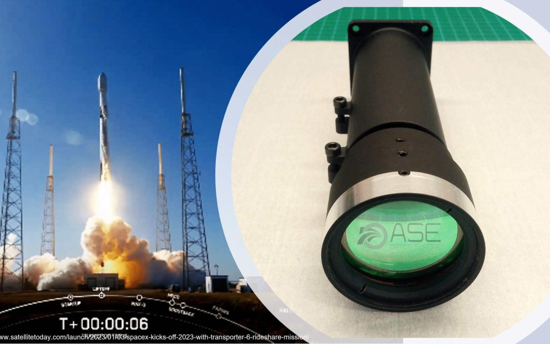 El objetivo SWIR de ASE Optics alcanza el espacio con el lanzamiento de la cámara infrarroja DRAGO-2 para la observación de la Tierra